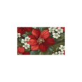 thumbnail image 2 of 2 Piece Christmas Plaid Kitchen Rug Sets Gingerbread Man Pine Branch Ball Kitchen Floor Mat Absobent Kitchen Rugs and Matsfor Bath Cooking (47x17+30x17 inches), 2 of 7