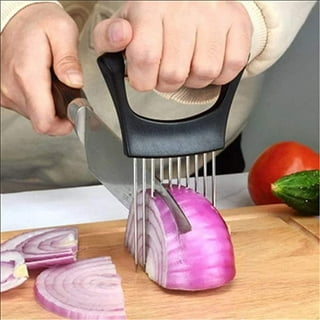 1pc Stainless Steel Onion Slicer, Modern Vegetable Slicer For Kitchen
