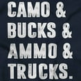 thumbnail image 2 of Camo Bucks Trucks Cute Hunter Son Men Big & Tall Graphic Hoodie Brisco Brands 2X, 2 of 6