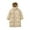Khaki, variant on KAUOD Girls Waterproof Puffer Jackets Winter Padded Hooded Insulated down Coats Kids Long Quilted Outwear with Pockets