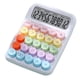 thumbnail image 5 of Calculadora básica de oficina con botones grandes, calculadora de 12 dígitos, calculadora de escritorio, calculadora de mano Blanco, 5 of 9