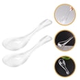 thumbnail image 3 of Glass Spoon Asian Soup Spoon Asian Rice Spoon Japanese Wonton Soba Ramen Noodle Spoon Chinese Buffet Spoon For Home Restaurant Use, 3 of 9