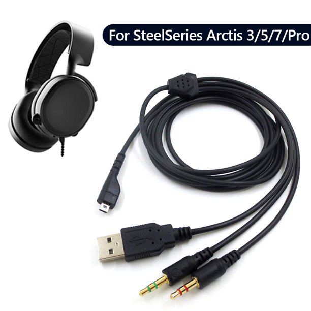 Divisor de cable de audio para auriculares Arctis 3/5/7/Pro Gaming Ndcxsfigh Nuevos Originales
