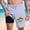 Purple, variant on BRGZLK Mens Swimming Shorts Fashionable Coconut Tree Print Swim Trunks with Compression Liner Quick Dry Beach Vacation Bathing Suit with Pockets