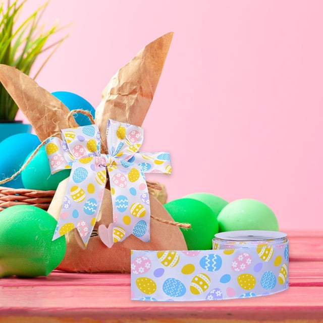 TIMIFIS Polyester Webbing, Home Decor Easter Decoration Ribbon Gift Wrap Copy Ribbon
