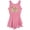 Pink, variant on Hello Kitty Cinnamoroll Kuromi Tuxedo Sam Romper With Skirt Overlay Toddler to Big Kid