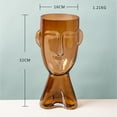 thumbnail image 5 of Abstract Human Face Glass Vase, 5 of 7