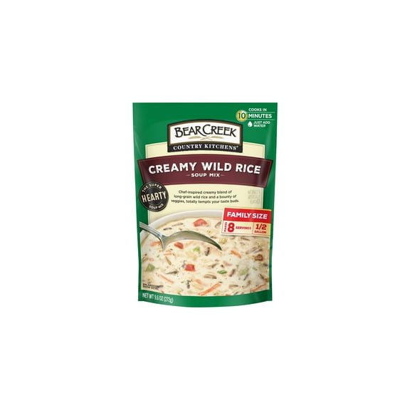 Bear Creek Country Kitchens 9.6 oz Creamy Wild Rice Soup Mix (Pack of 5)