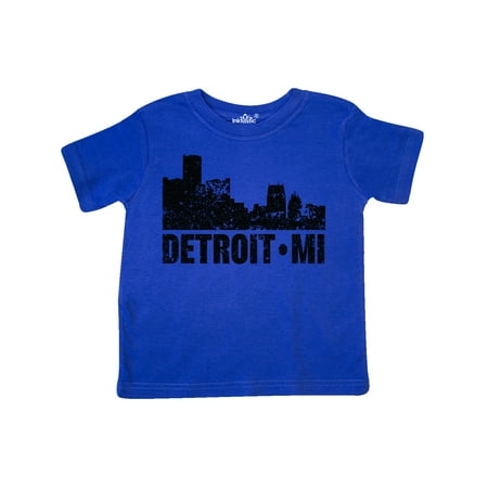 

Inktastic Detroit Skyline Grunge Gift Toddler Boy or Toddler Girl T-Shirt