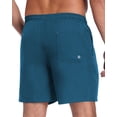 thumbnail image 2 of Mens 2 in 1 Swim Trunks with Compression Liner, Quick Dry Beach Shorts, Bathing Suit with Phone Pocket Peacockblue L, 2 of 6