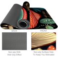 Mushroom TPE Yoga Mat for Pilates, Exercise, and Fitness Texture