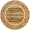 thumbnail image 2 of Rugs.com Kashkuli Gabbeh Collection Rug – 6' Round Ivory Medium Rug Perfect For Kitchens, Dining Rooms, 2 of 8