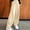A60 Beige, variant on Tween Girls Soft Knit Wide Leg Pants Elastic Waist Relaxed Fit Flowy Trousers for Casual Holiday Lounge Wear, 5T-16Y
