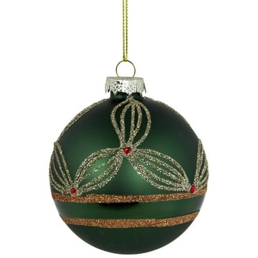 Efavormart 4 Pcs 4" Rose Gold Glass Mirror Disco Ball with Hanging String Christmas Ornaments ...