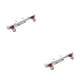 thumbnail image 4 of Riwesomey Accesorios para automóviles Aleación de aluminio Parachoques trasero resistente Piezas de modificación de vehículos simulados multipropósito Plata 2piezas Riwesomey CBP263688, 4 of 5