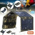 thumbnail image 2 of JahyShow 80W USB Solar Panel Folding Power Bank Outdoor Camping Hiking Phone Charger US, 2 of 10
