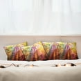 thumbnail image 3 of Ambesonne Modern Throw Pillow Cover 4 Pack, Rainbow Colored Image, 24", Multicolor, 3 of 6