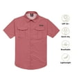 thumbnail image 6 of Little Donkey Andy Men's UPF 50+ UV Protection Shirt, Long Sleeve Fishing Shirt, Breathable and Fast Dry Watermelon Red XS, 6 of 7