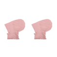 thumbnail image 3 of Guardurnaity Sombrero musulmán hecho de fibra de algodón: banda elástica y turbante que absorbe el sudor agradable a la piel Rosa multicolor meñique 2Conjunto, 3 of 6