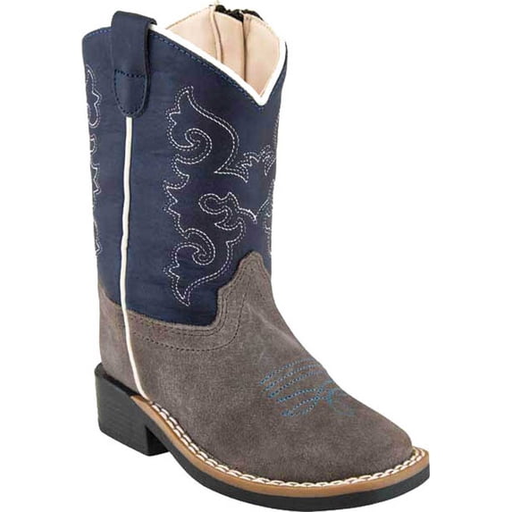 Old West Youth's Broad Square Toe Boots