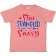 thumbnail image 3 of Inktastic 4th of July Star Spangled and Sassy with Arrow and Stars Boys or Girls Toddler T-Shirt, 3 of 5