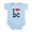 Sky Blue, variant on CafePress - I Love DC Infant Bodysuit - Baby Light Bodysuit, Size Newborn - 24 Months