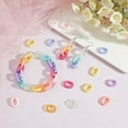 thumbnail image 2 of 360Pcs 12 Styles Acrylic Linking Rings Quick Link Connectors 19.5x15mm Oval Twist Link Chain Rings, 2 of 8