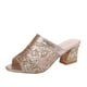 thumbnail image 2 of Sandalias informales con tacón alto y punta abierta para mujer, a la moda, para mujer Wmkox8yii ytu4694, 2 of 8