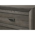 thumbnail image 4 of Newboti Furniture 1Pc Contemporary Five Drawers Chest Grayish Brown Driftwood Finish Rustic Finish Bedroom Wooden Furniture 3475, 4 of 5