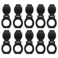 thumbnail image 1 of MasteelfCA 1 Ensemble 10 Pcs Couvre-Objectifs d'Appareil Photo USB Capuchons d'Objectif de Caméra Web Protection de la Confidentialité (Noir), 1 of 7