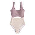 thumbnail image 2 of Awdenio Tummy Control Swimsuits for Women Bathing Suit High Waisted Cut Out Monokini One Piece Swimsuit, 2 of 6