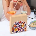thumbnail image 3 of Yayeee Napkin Holder for Table Kitchen Paper Tissue Organization, Colorful Flowers Pattern, 3 of 8