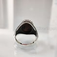 thumbnail image 6 of Mahogany Jasper Mans Ring, Natural Mahogany Jasper Ring, Silver Jewelry, 925 Silver Ring, Birthday Gift, Heavy Mens Ring, Arabic Design, Ottoman Style Ring, Christmas, Turkey Mens Signet Ring, 6 of 7