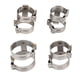 thumbnail image 2 of abrazaderas para manguera de aire acondicionado, junta de tubo de CA de acero inoxidable, anillos de abrazadera de cincha, ajuste de pellizco para tubo R134 G6 G8 G10 G12, 4 Uds., 2 of 5