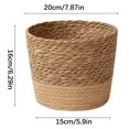 thumbnail image 6 of Under 10, Bohemian Flower Pot - Decorative Storage Basket - Handwoven Planter for Indoor and Outdoor Use - Natural Straw Planter,Vases, Popular Picks | 100%Polyester, Multicolor, MIANHT, 6 of 8