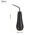 thumbnail image 2 of Uxcell 250mL Squeeze Washing Bottle Succulent Watering Spout, Black 4 Pack, 2 of 5