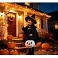 thumbnail image 3 of Jack O Lantern Plastic Pumpkin Bucket, Halloween Pumpkin Candy Pail, Trick or Treat Container for Candy Collection & Holiday Decor, 3 of 9