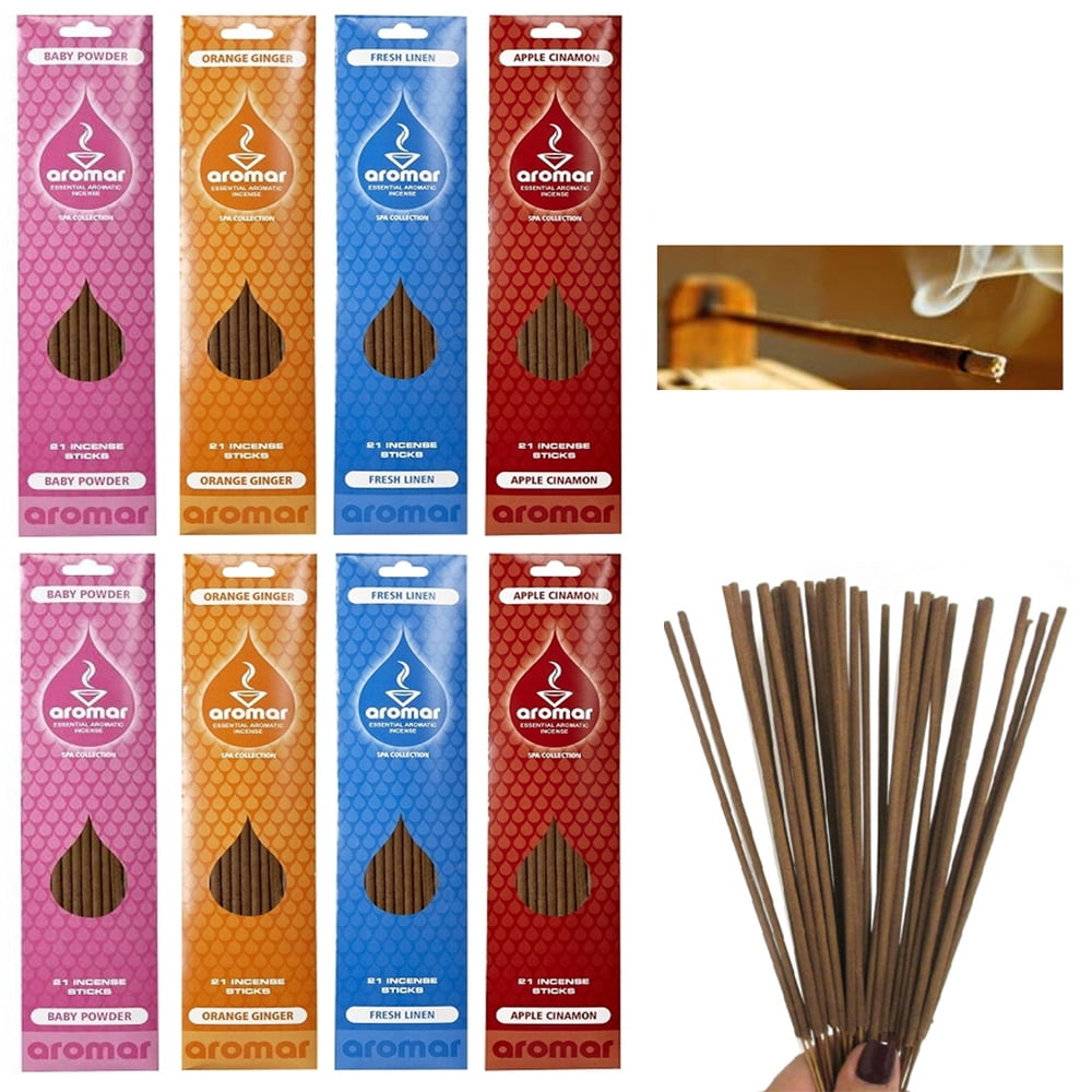 Hand Dipped 60 Minute Burn 85-100 Stick Bulk Pack 11 Inches Long Apple Fantasy Natural Incense Sticks