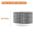 thumbnail image 2 of SONGLAM 40-Packs 9Inch Aluminum Round Foil Pan For Pie And Tart, 2 of 6