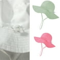 thumbnail image 2 of TIERPOP Baby Sun Nursery Hat Bonnet Wide Brimmed Beach for Girls Comfortable Fit for 6-12 Month Olds, 2 of 20