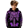 thumbnail image 5 of HNMKIU Boys Halloween Skeleton Top Soft Comfortable Kids T-Shirt With Graphic for Toddlers Children, 5 of 5