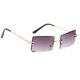 thumbnail image 3 of Sonducket Gafas de sol de moda sin montura Gafas de sol rectangulares Gafas de moda de verano UV400 Lentes dos, 3 of 8