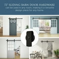 thumbnail image 3 of National Hardware N700-005 Designer 72" Barn Door Track And Hardware Kit, 3 of 7
