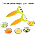 thumbnail image 4 of Cuchillo pelador de maíz pelador de maíz, con mango ergonómico antideslizante y hoja afilada, 4 of 5