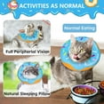 thumbnail image 3 of Cat Cone Collar Soft, Adjustable Donut Cat Recovery Collar for Wound Healing, Prevent Licking Wounds, 3 of 7
