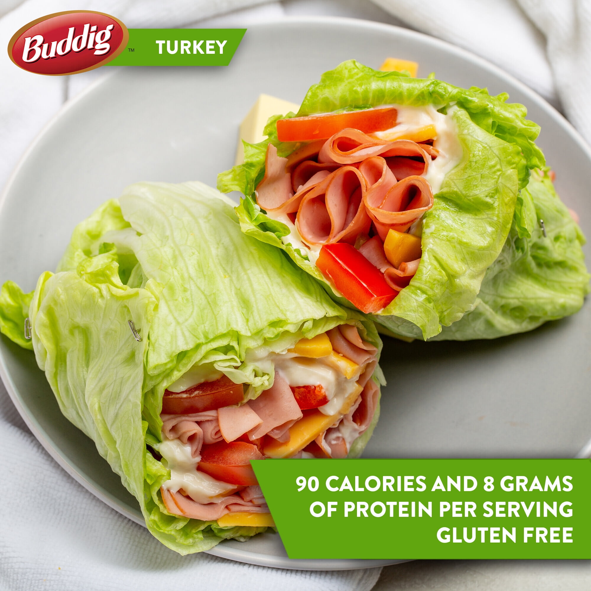 Buddig Original Lunchmeat Sliced Turkey big Pack Plastic Pouch, 16 oz, 8g of Protein per Serving, Refrigerated