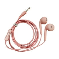 Fnochy Wired Earbuds in-Ear Headphones, Earphones with Microphone, HD Stereo Sound, Lightweight Design, Noise Isolation Corded for 3.5mm Jack Ear Buds for Computer, Laptop, Kids, School Students