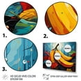 thumbnail image 3 of Designart "Fruit modern Banana" Food & Beverage Floater Framed Wall Art Print, 3 of 7