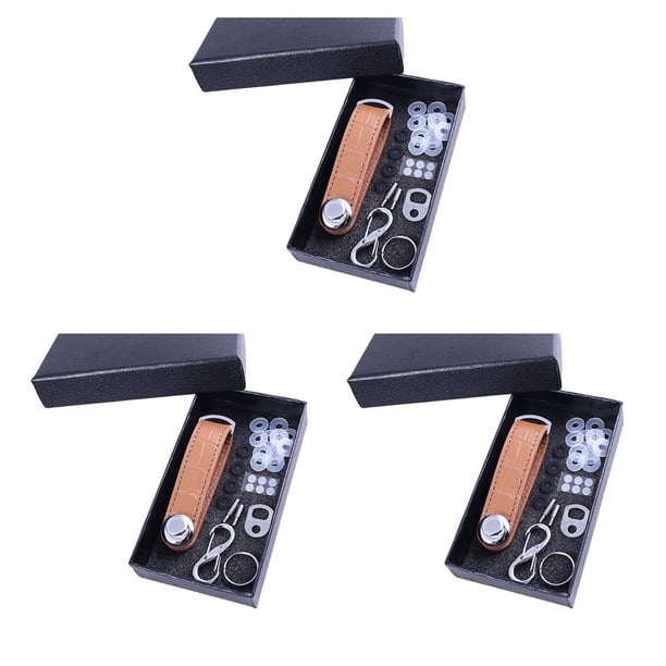 Yuarrent Bolsa para llaves Soporte unisex Tamaño compacto Llaves Organizador Bolsas de almacenamiento Organización multifuncional Llavero Type1 NO1