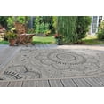 thumbnail image 3 of Oriental Medallion Boho Cream 5' x 7' Indoor/Outdoor Area Rug, 3 of 6